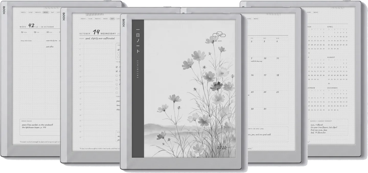 Ichinichi 一日 · A techo for e-ink