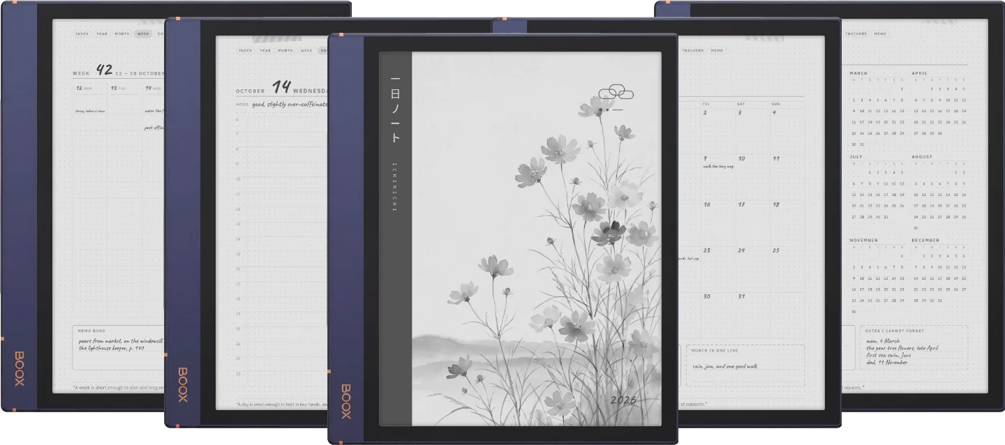 Ichinichi 一日 · A techo for e-ink