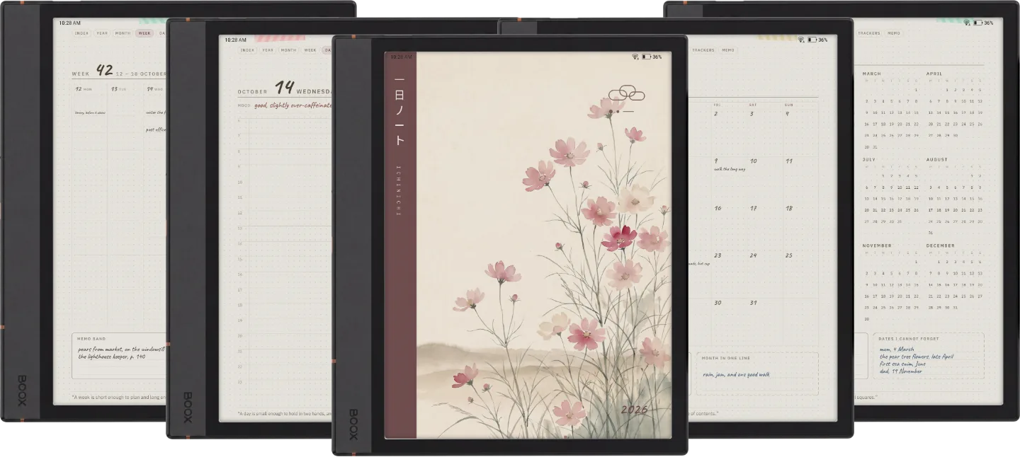 Ichinichi 一日 · A techo for e-ink