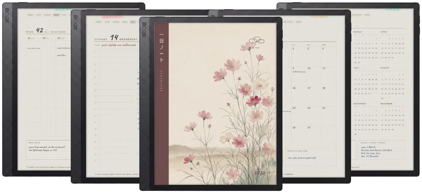 Ichinichi 一日 · A techo for e-ink