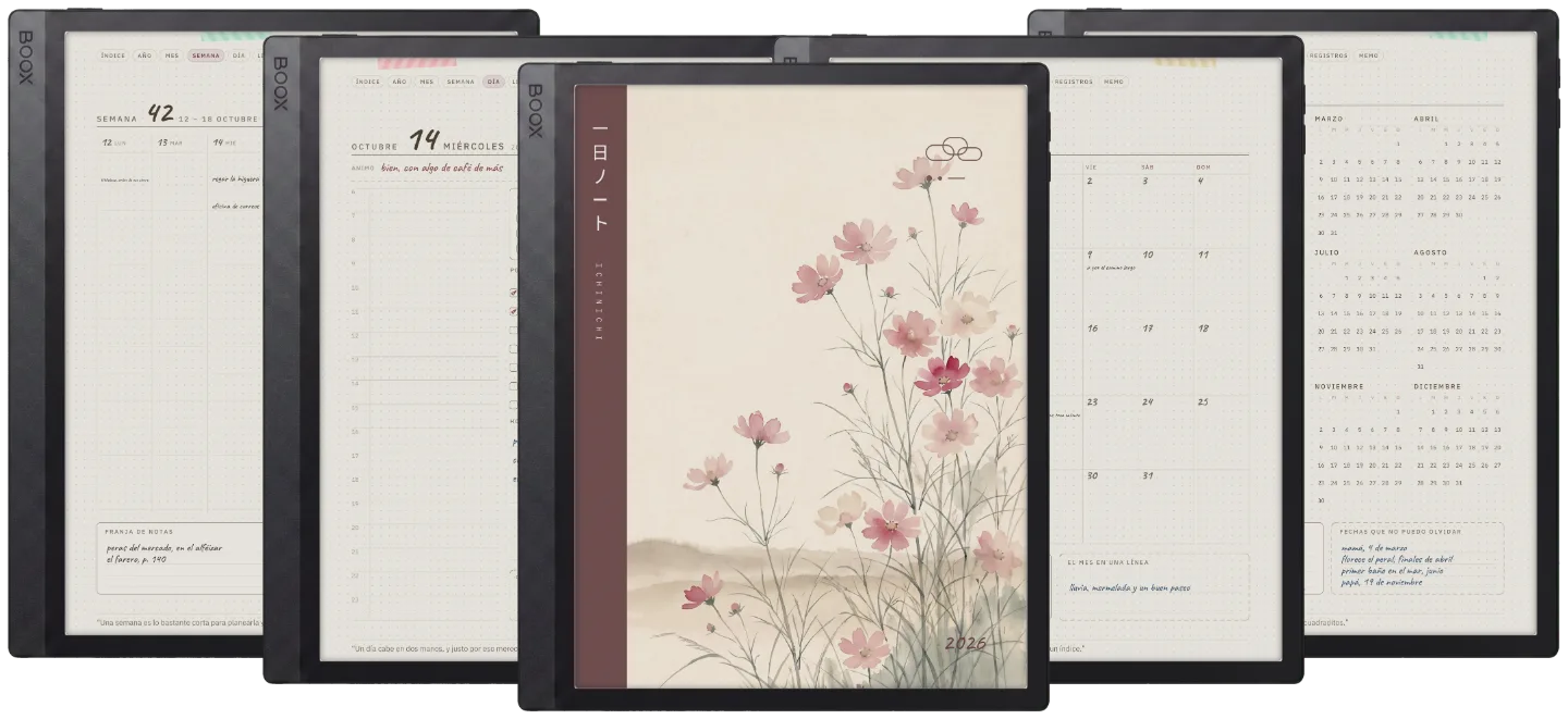 Ichinichi 一日 · Una agenda techo para e-ink