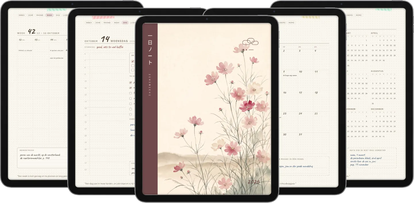 Ichinichi 一日 · Een techo voor e-ink