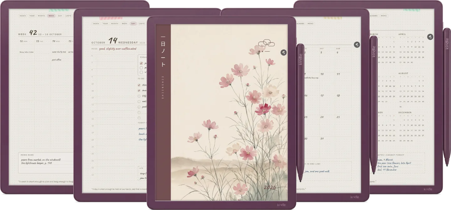 Ichinichi 一日 · A techo for e-ink