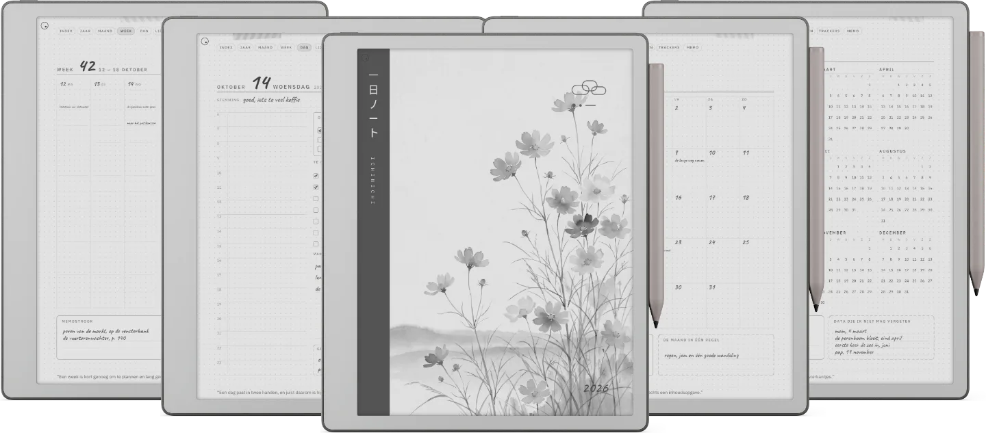 Ichinichi 一日 · Een techo voor e-ink