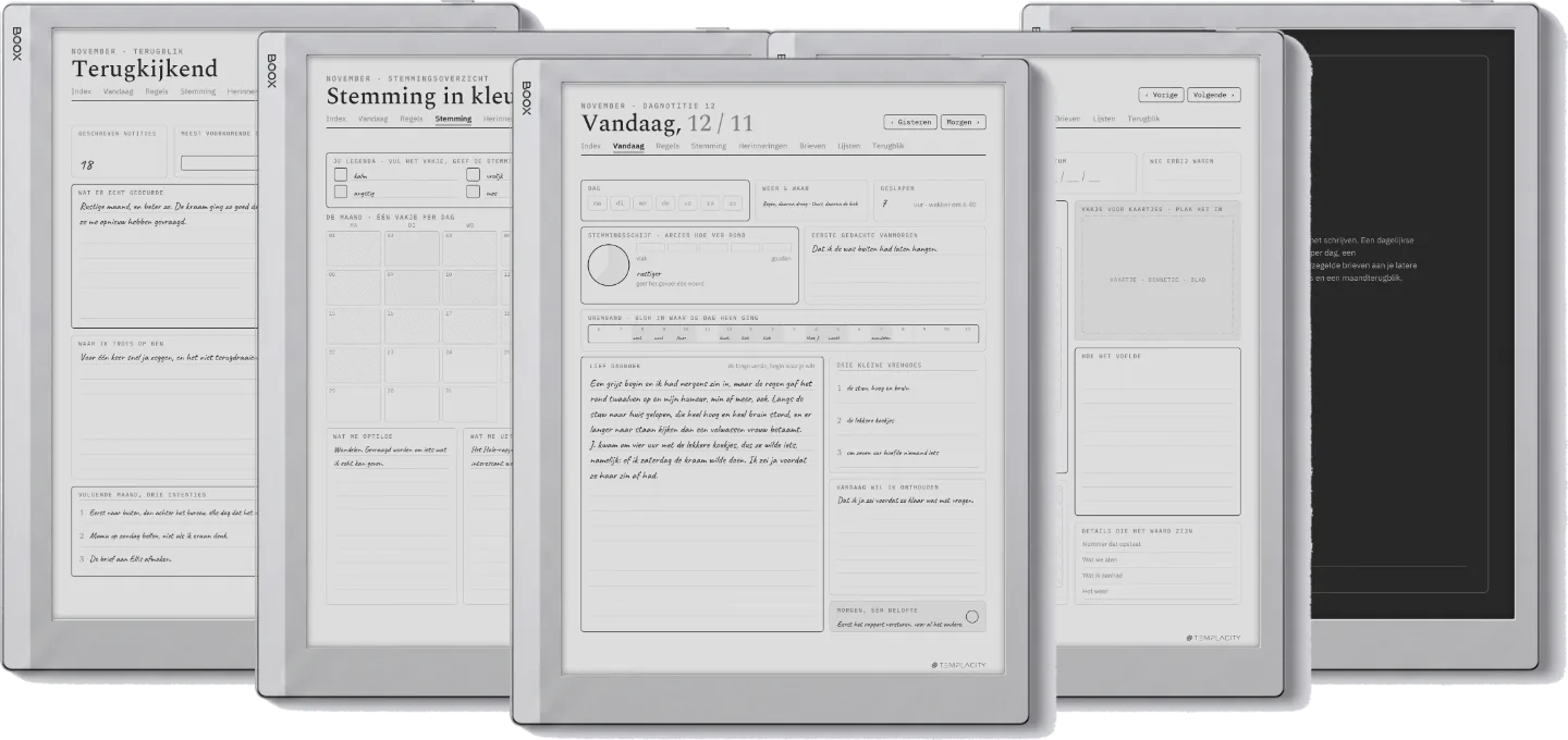 The Planner · Het Dagboek