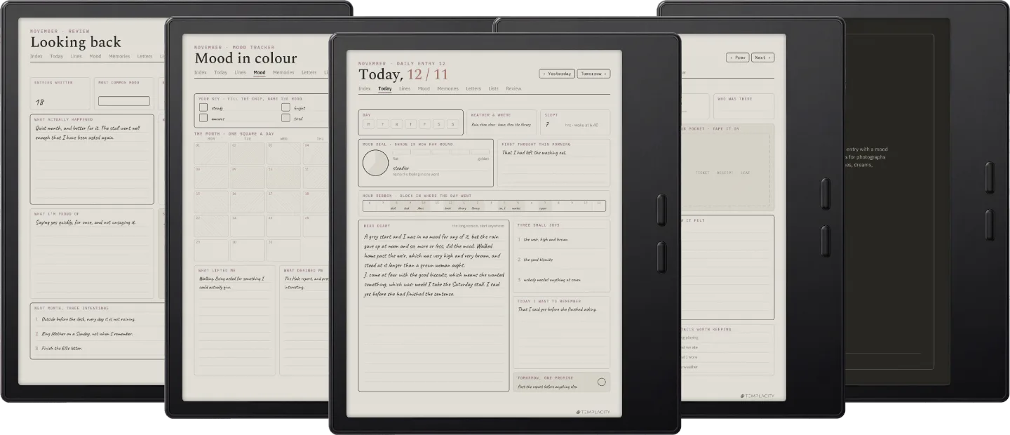The Planner · The Journal