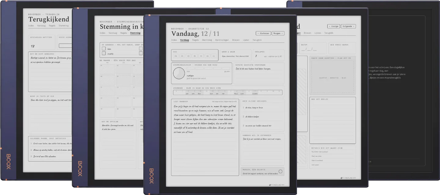 The Planner · Het Dagboek