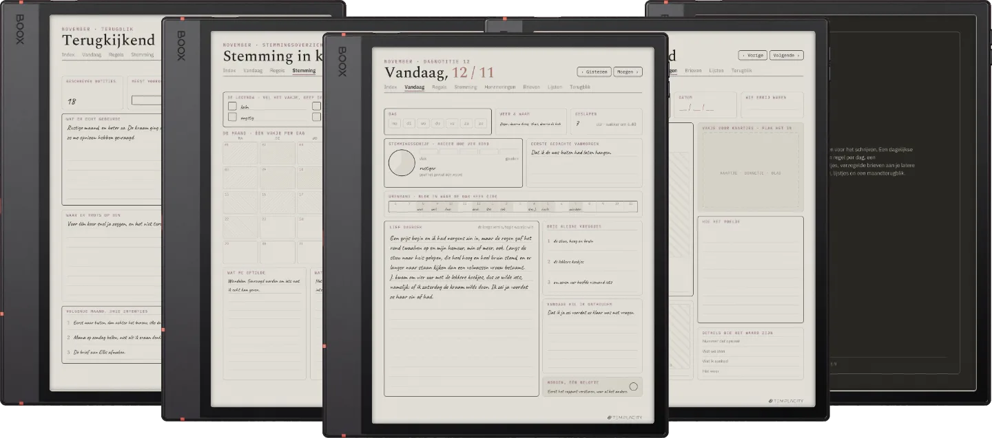 The Planner · Het Dagboek