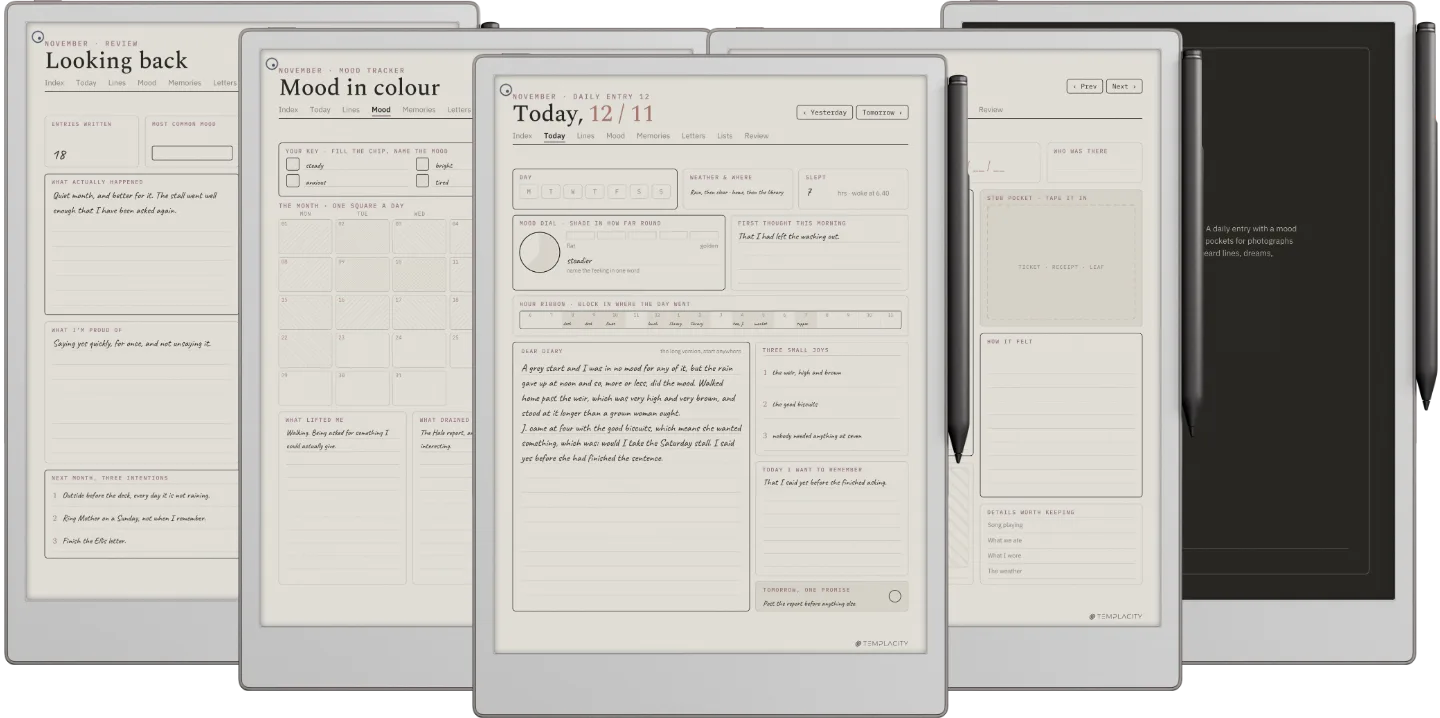 The Planner · The Journal