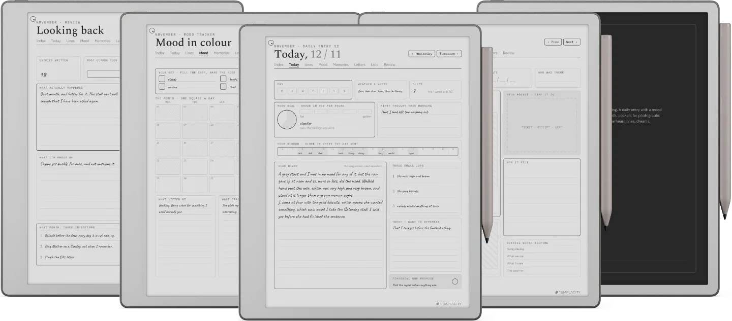 The Planner · The Journal