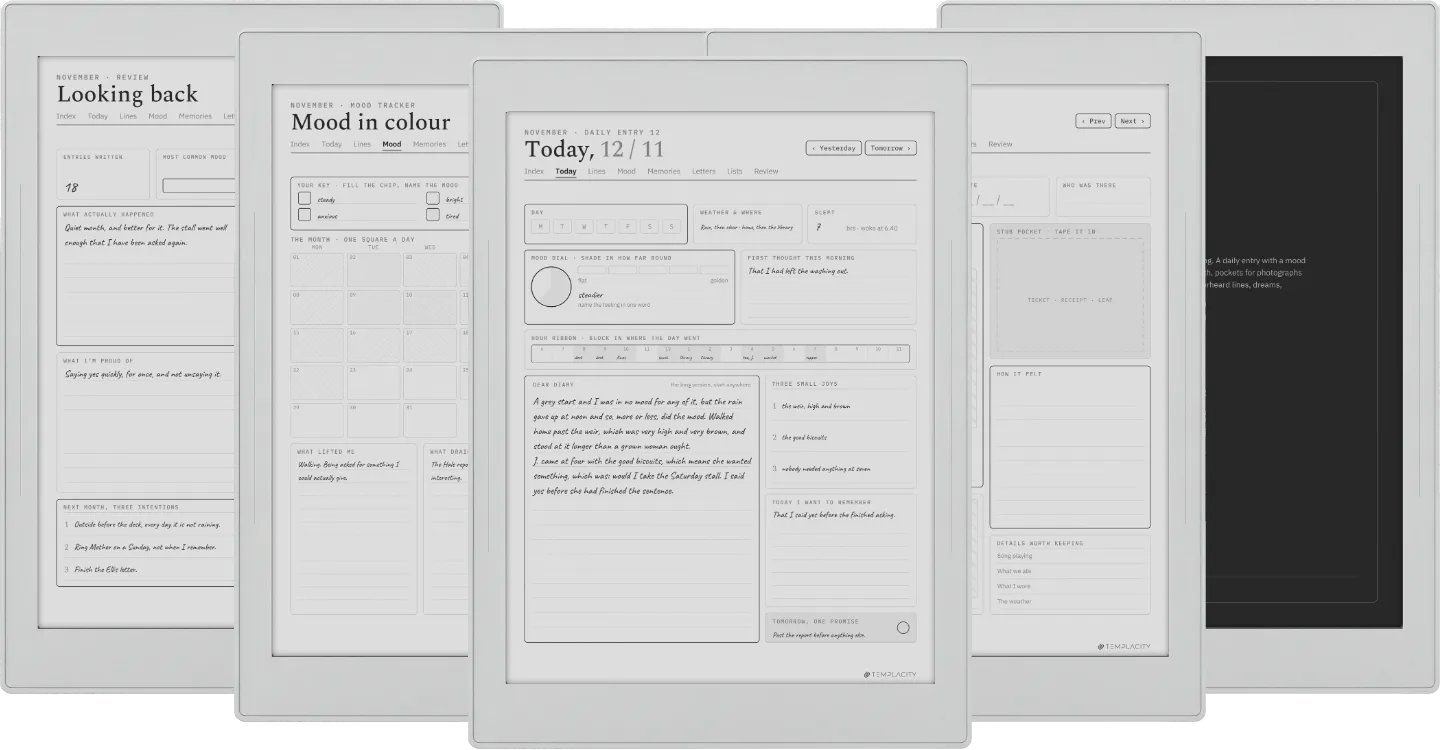 The Planner · The Journal