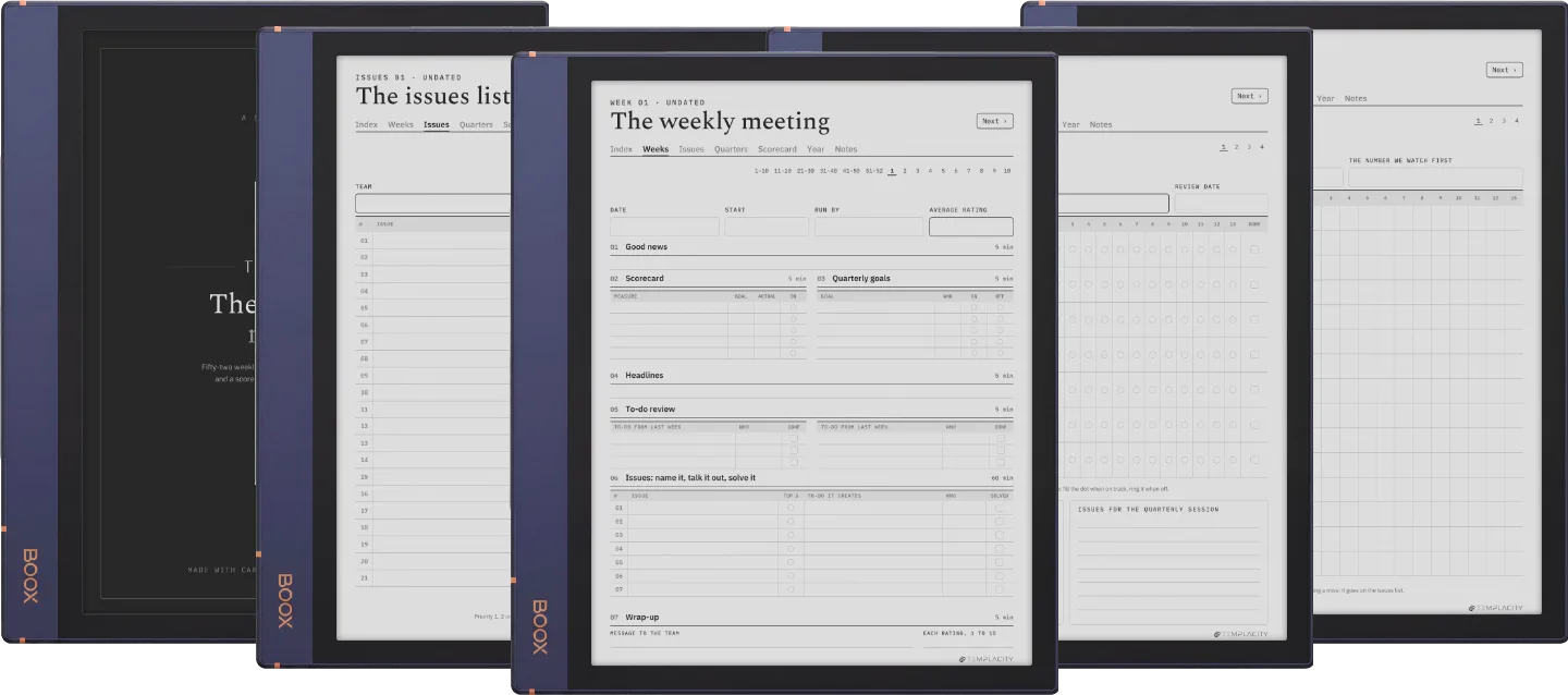 The Planner · Leadership Meeting