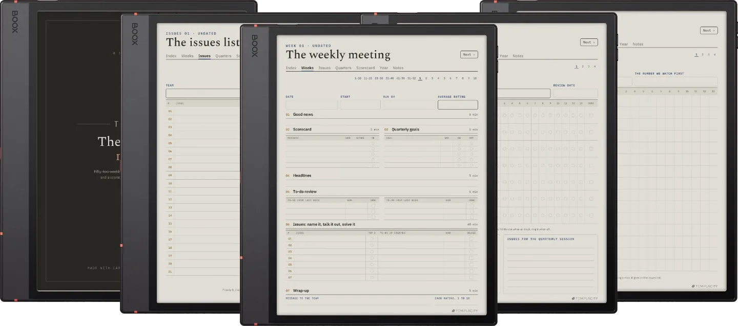 The Planner · Leadership Meeting