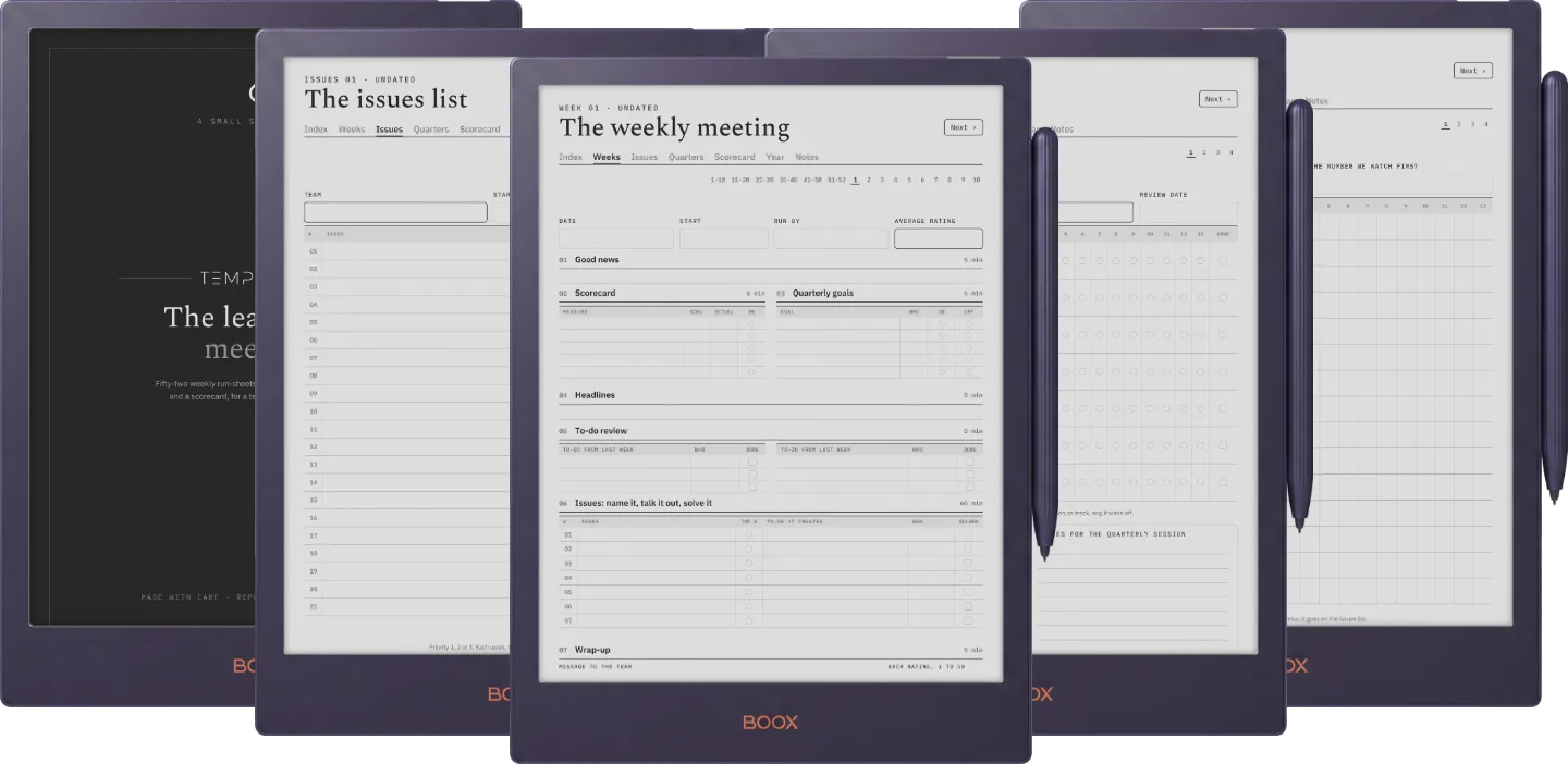 The Planner · Leadership Meeting
