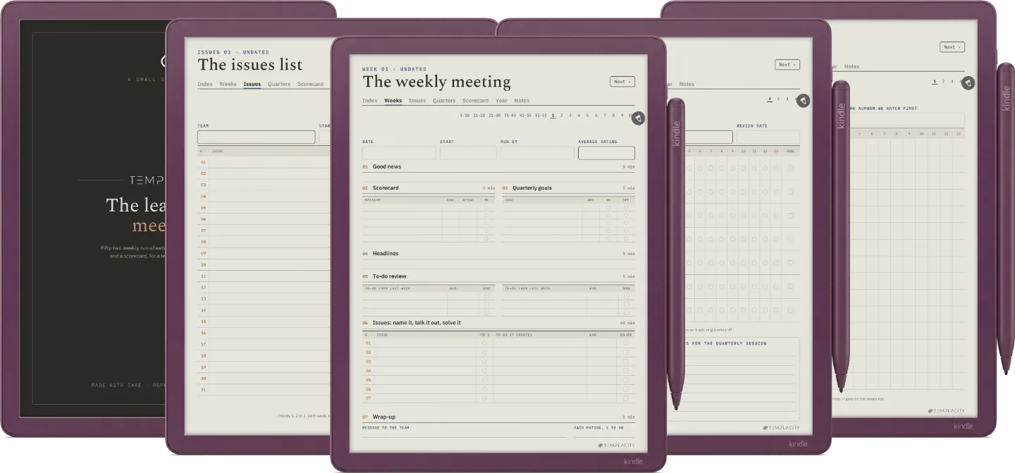 The Planner · Leadership Meeting