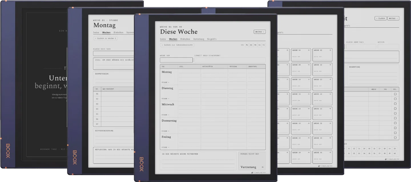 The Planner · Lehrkräfte
