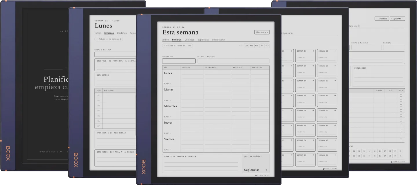 The Planner · Docentes