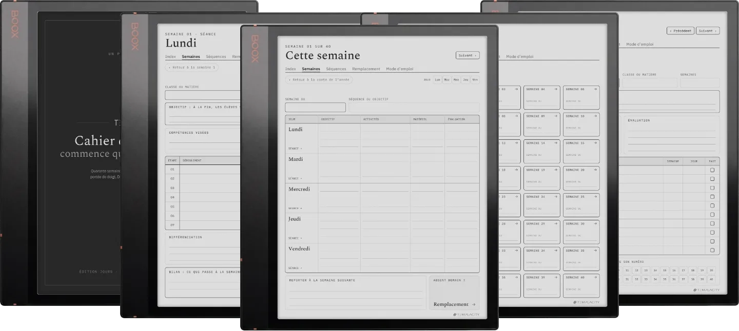 The Planner · Enseignants