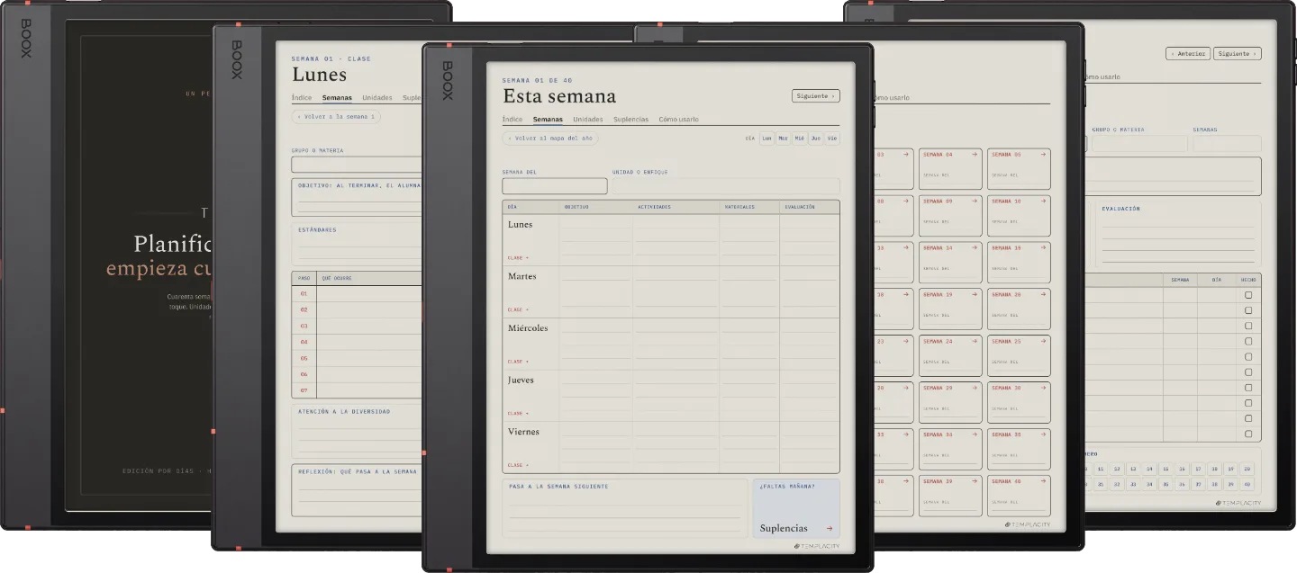 The Planner · Docentes