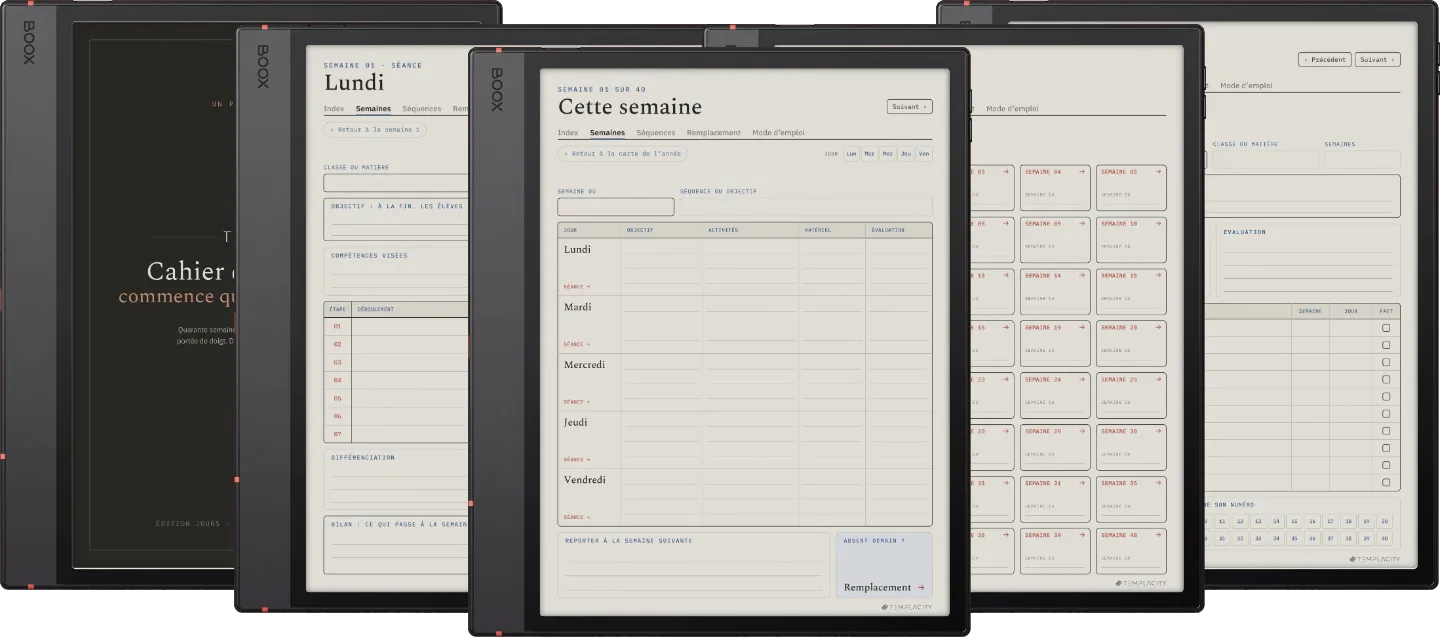 The Planner · Enseignants