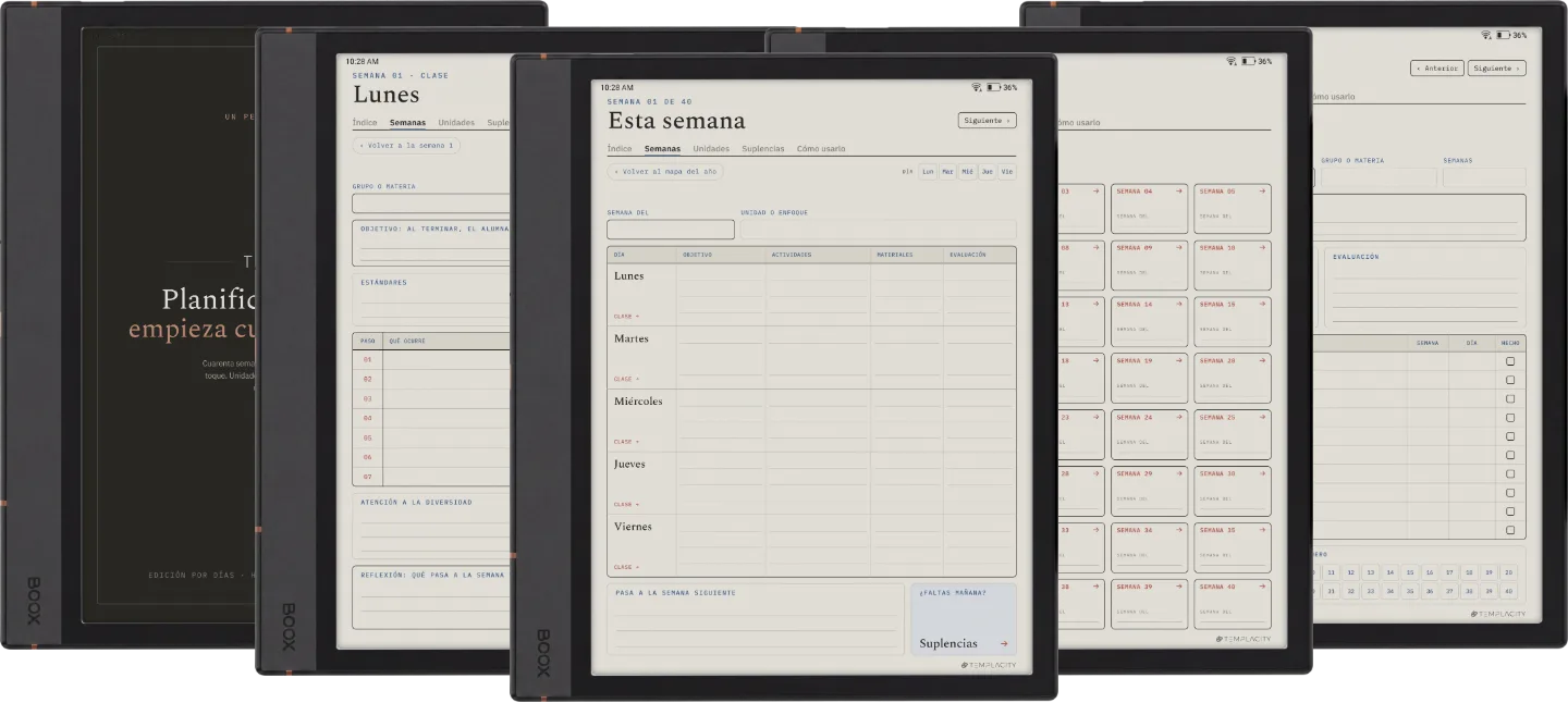 The Planner · Docentes
