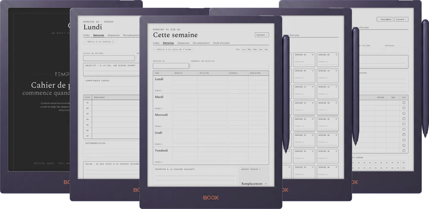 The Planner · Enseignants