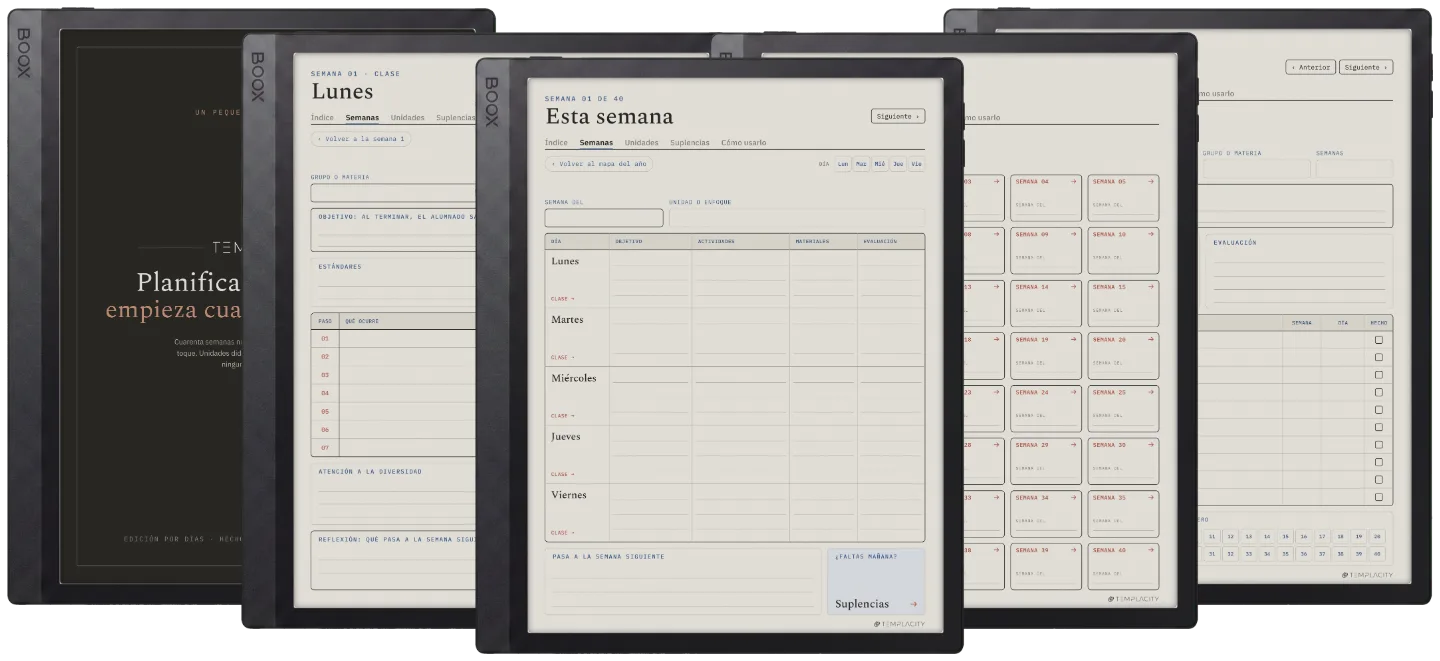 The Planner · Docentes