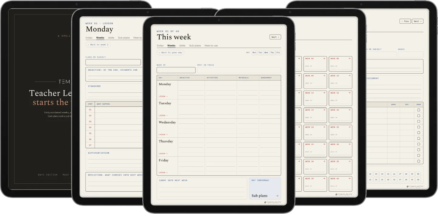 The Planner · Teachers