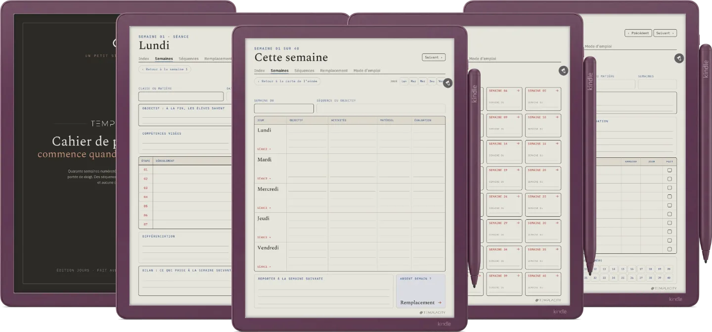 The Planner · Enseignants