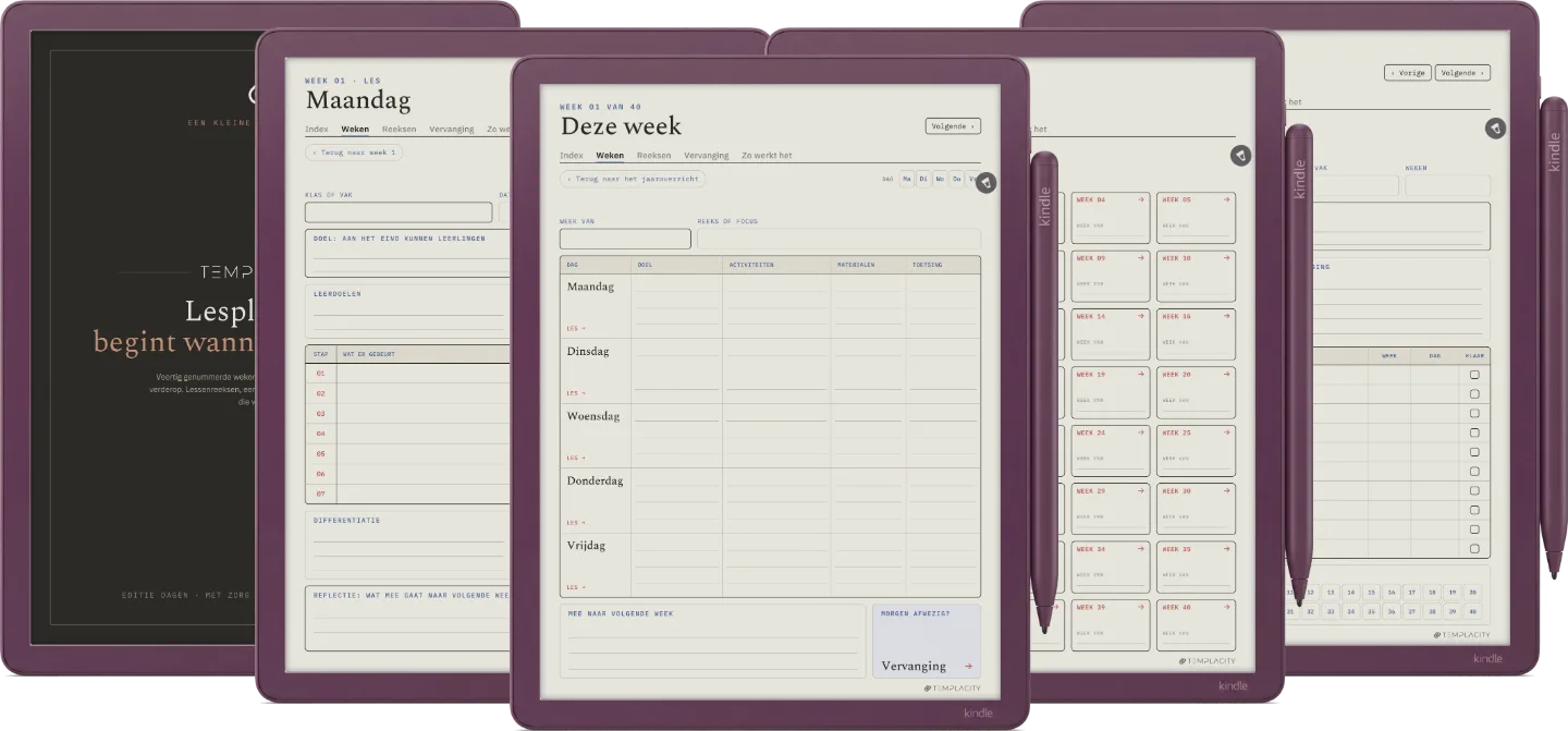 The Planner · Docenten