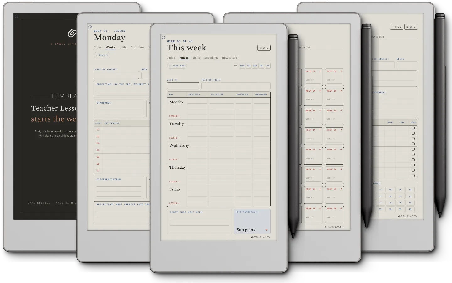 Teacher Lesson Planner