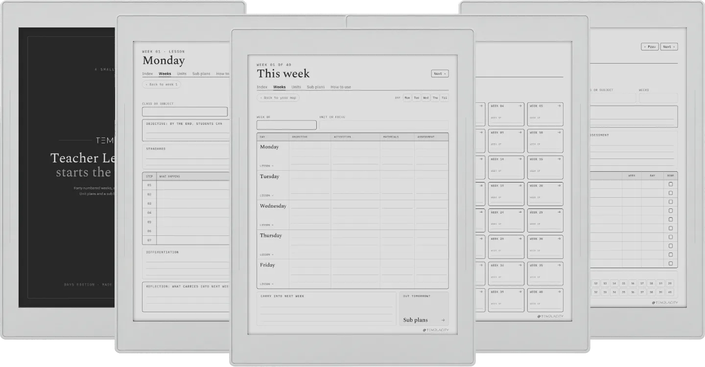 The Planner · Teachers