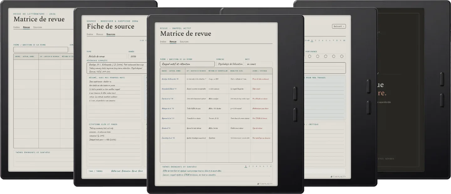 The Planner · Revue de littérature