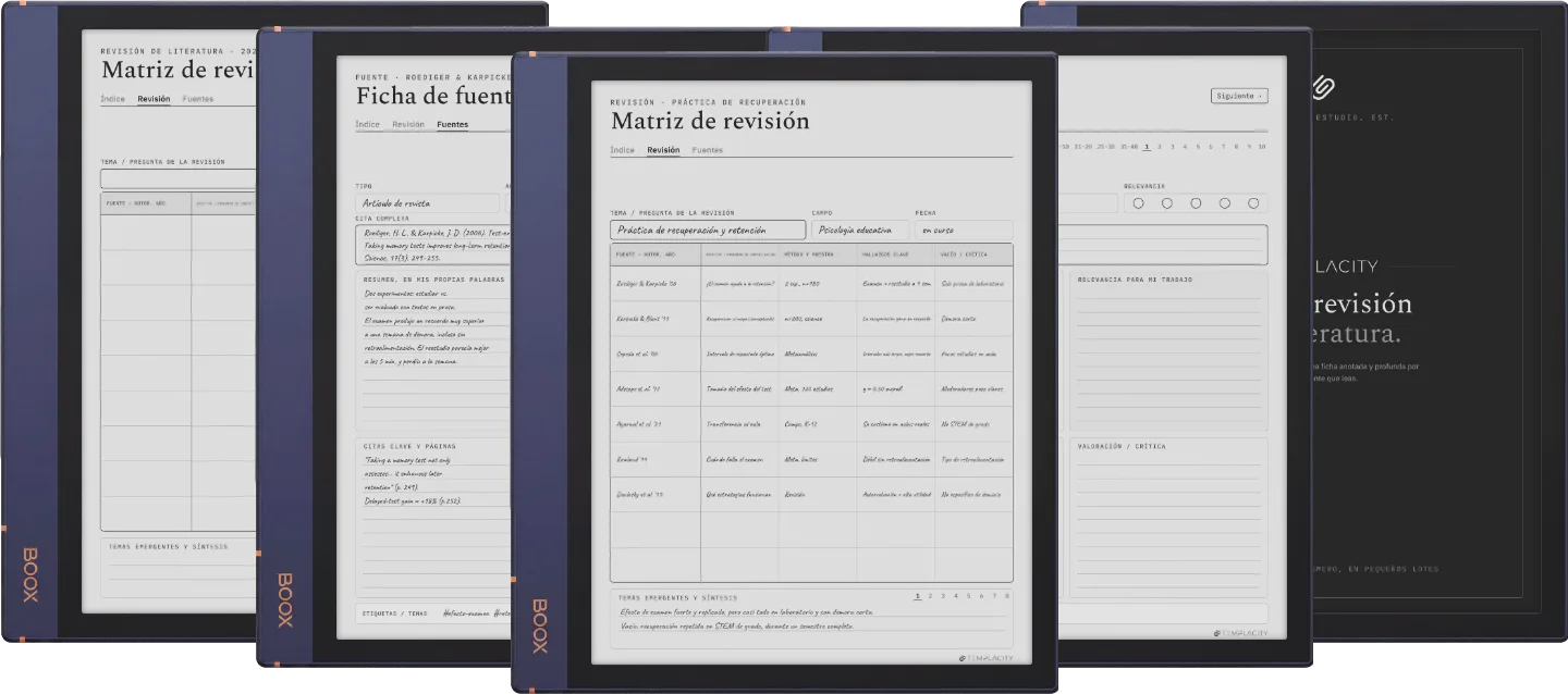 The Planner · Revisión bibliográfica