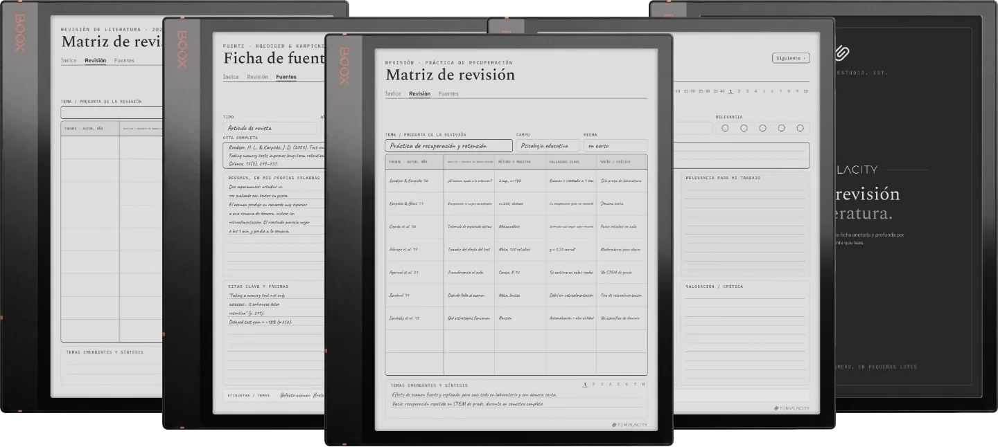 The Planner · Revisión bibliográfica