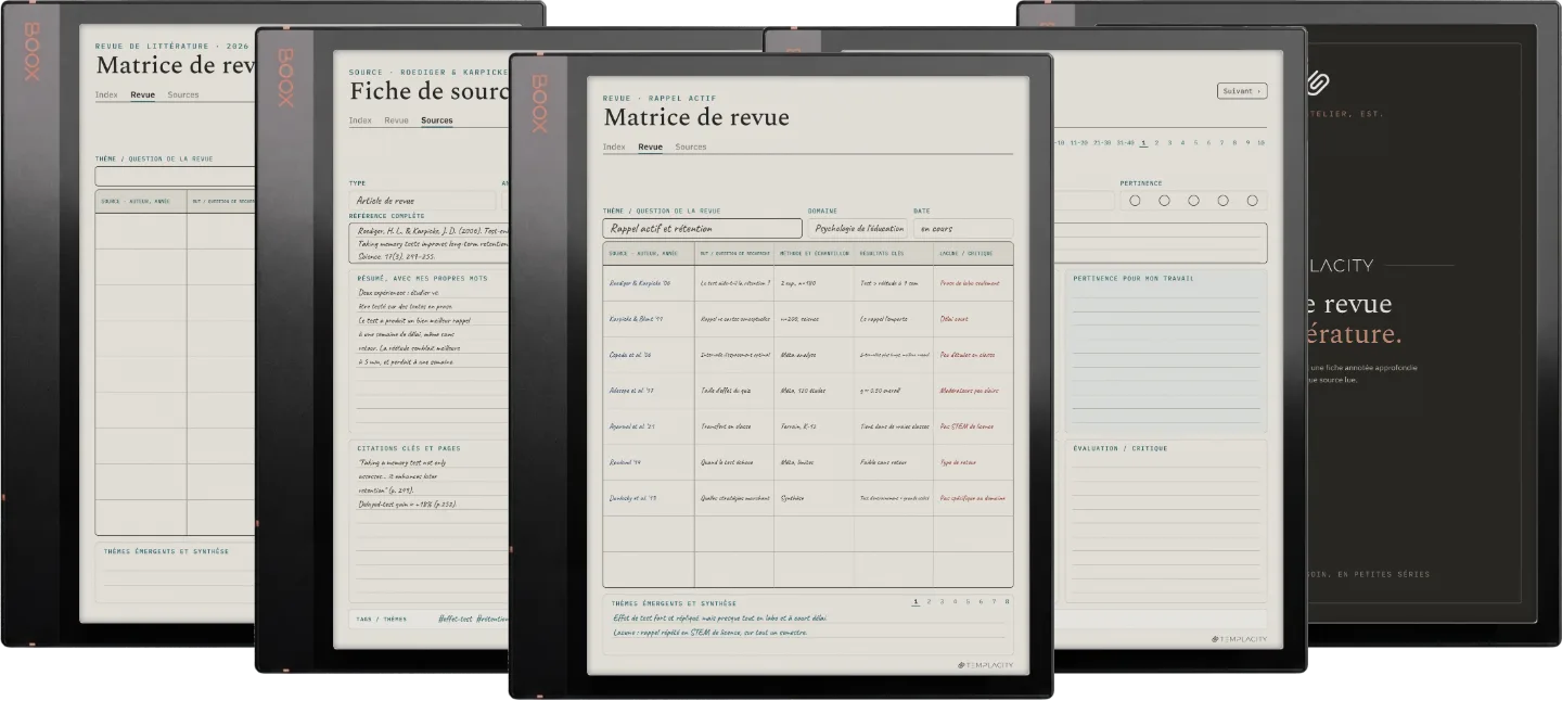 The Planner · Revue de littérature