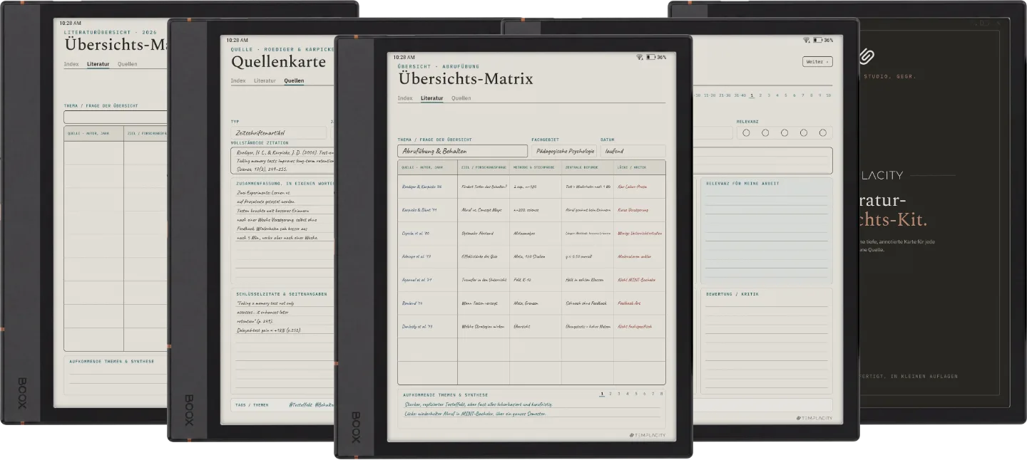 Literaturrecherche-Set