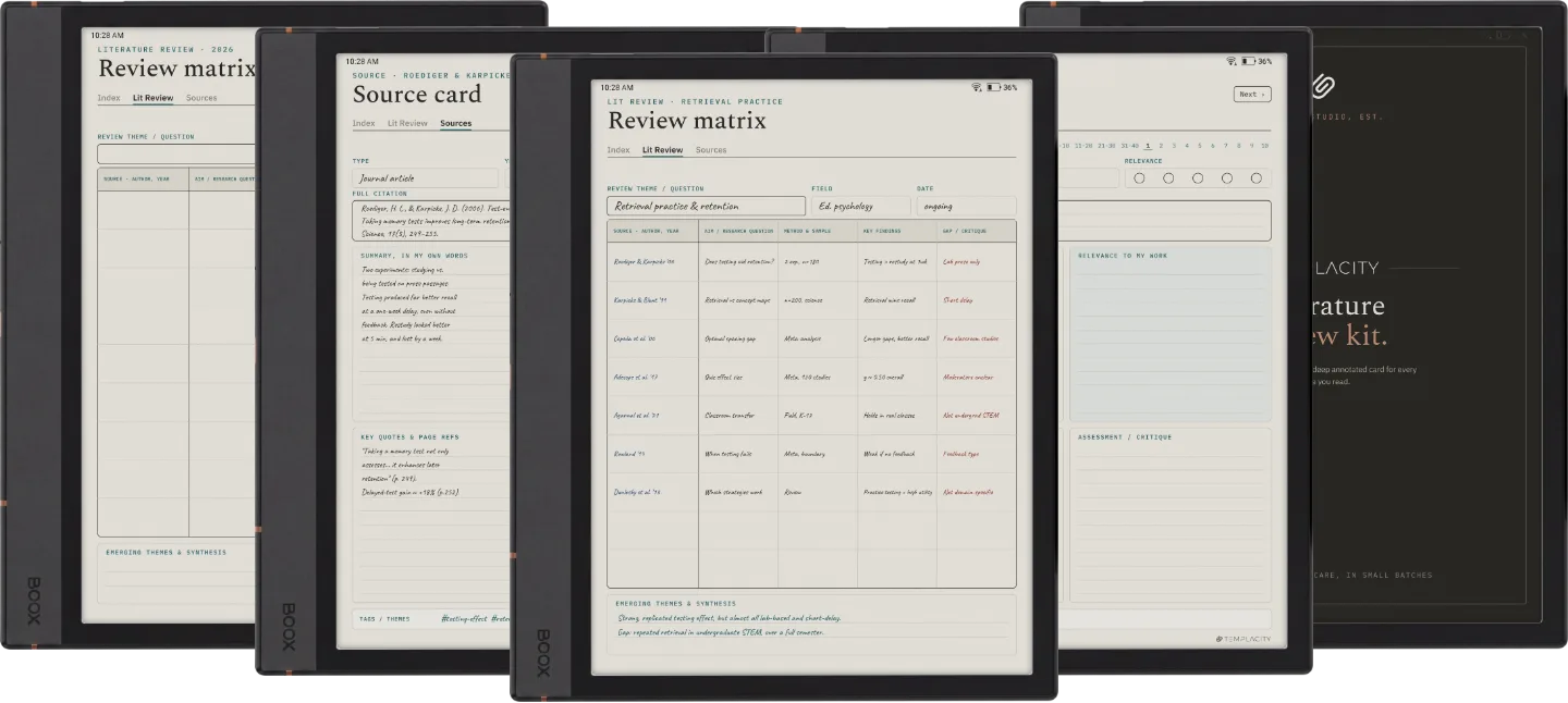 Literature Review Kit