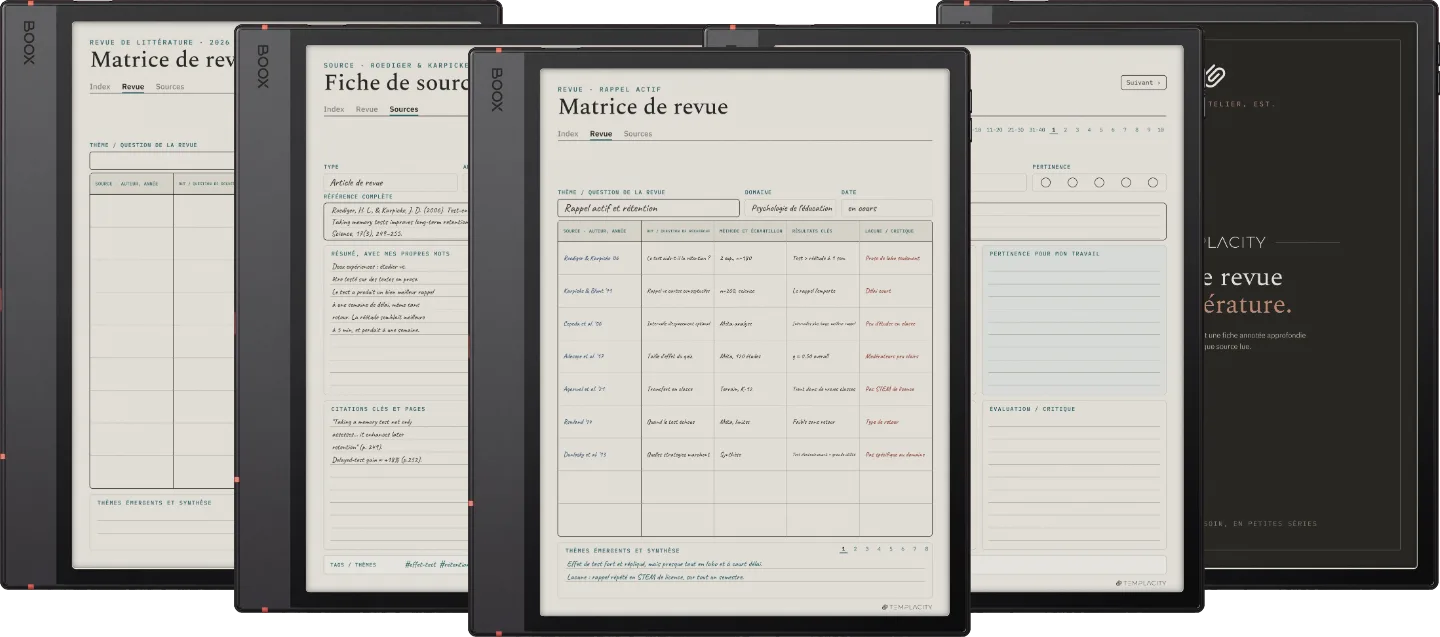The Planner · Revue de littérature