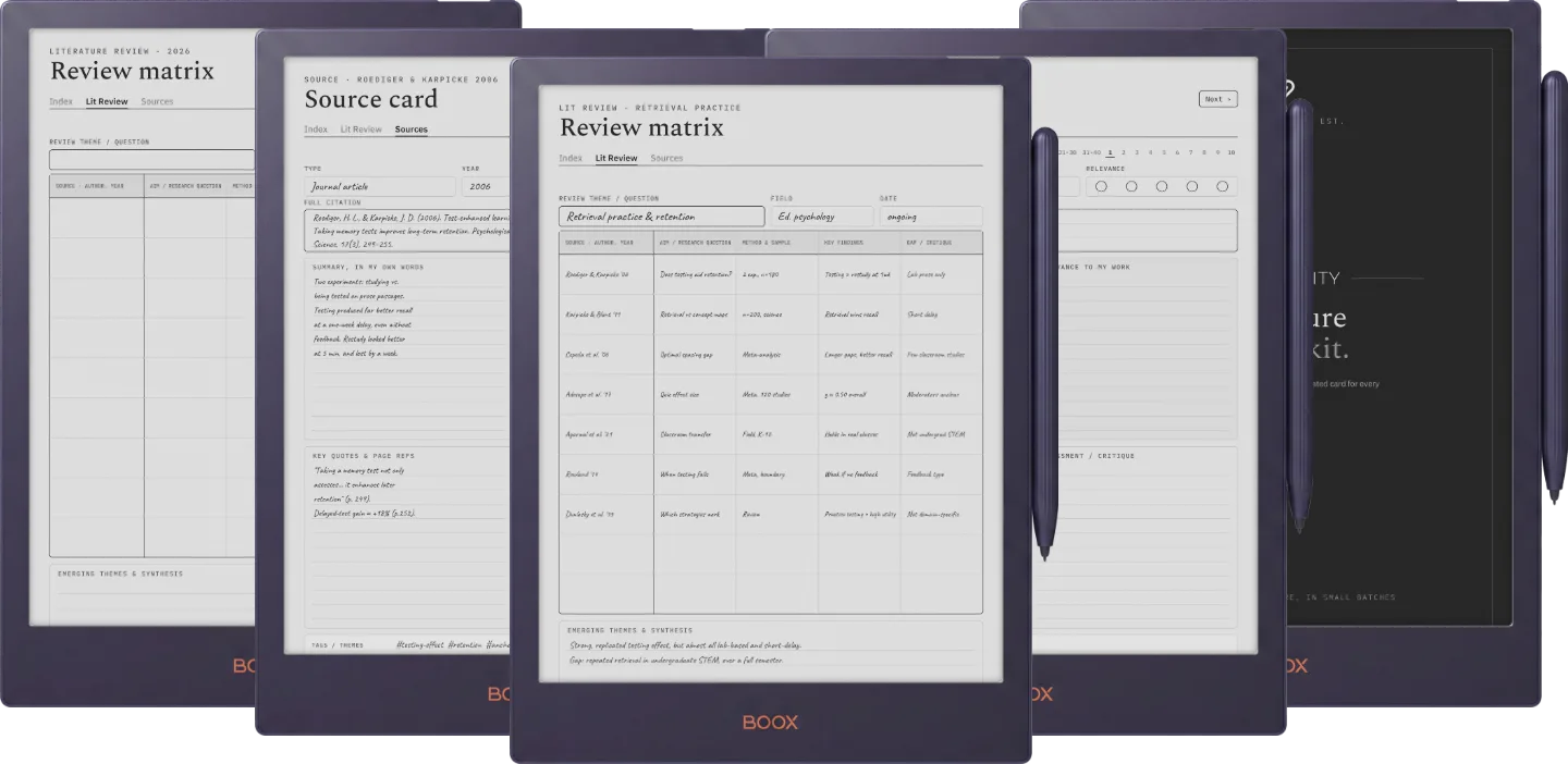 The Planner · Literature Review
