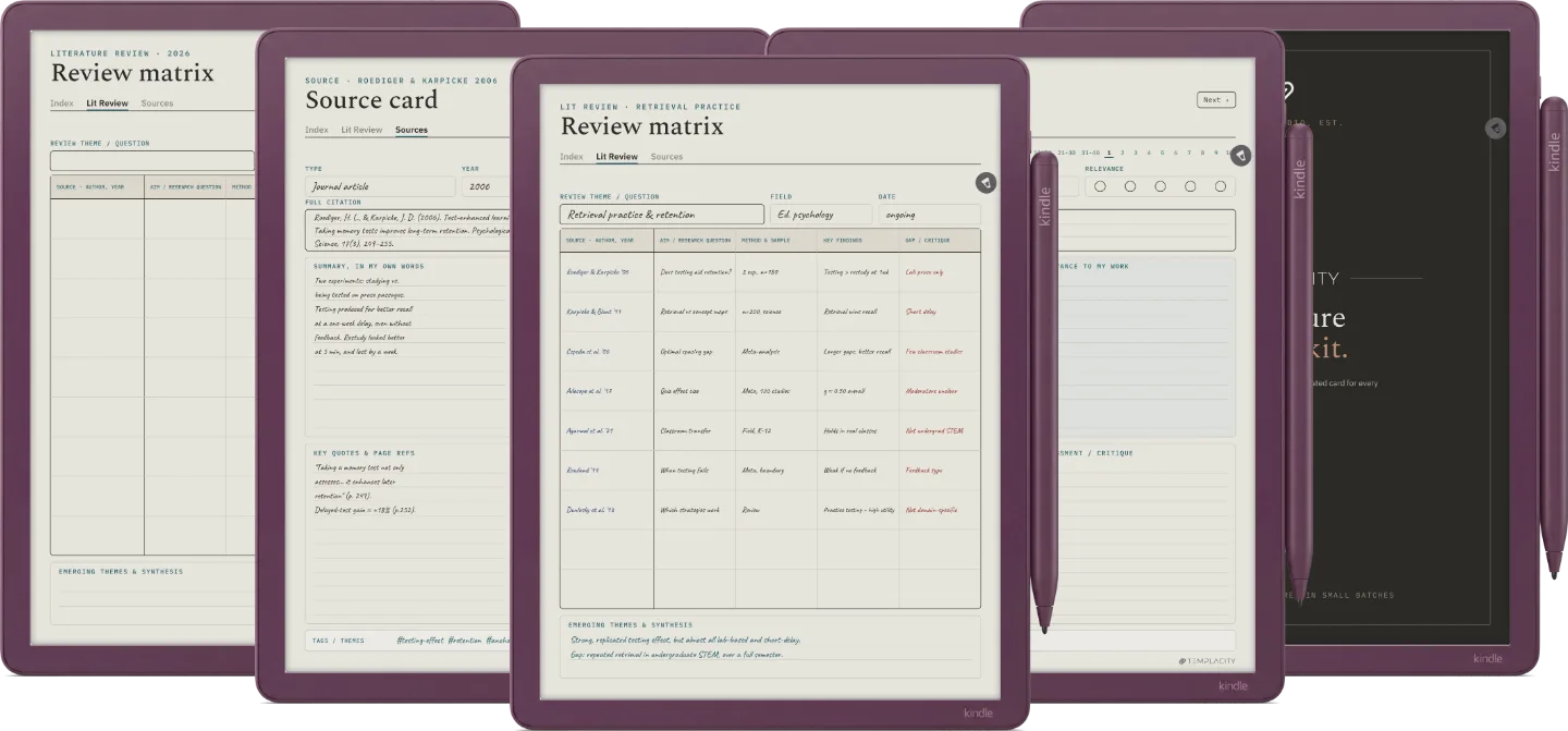 Literature Review Kit