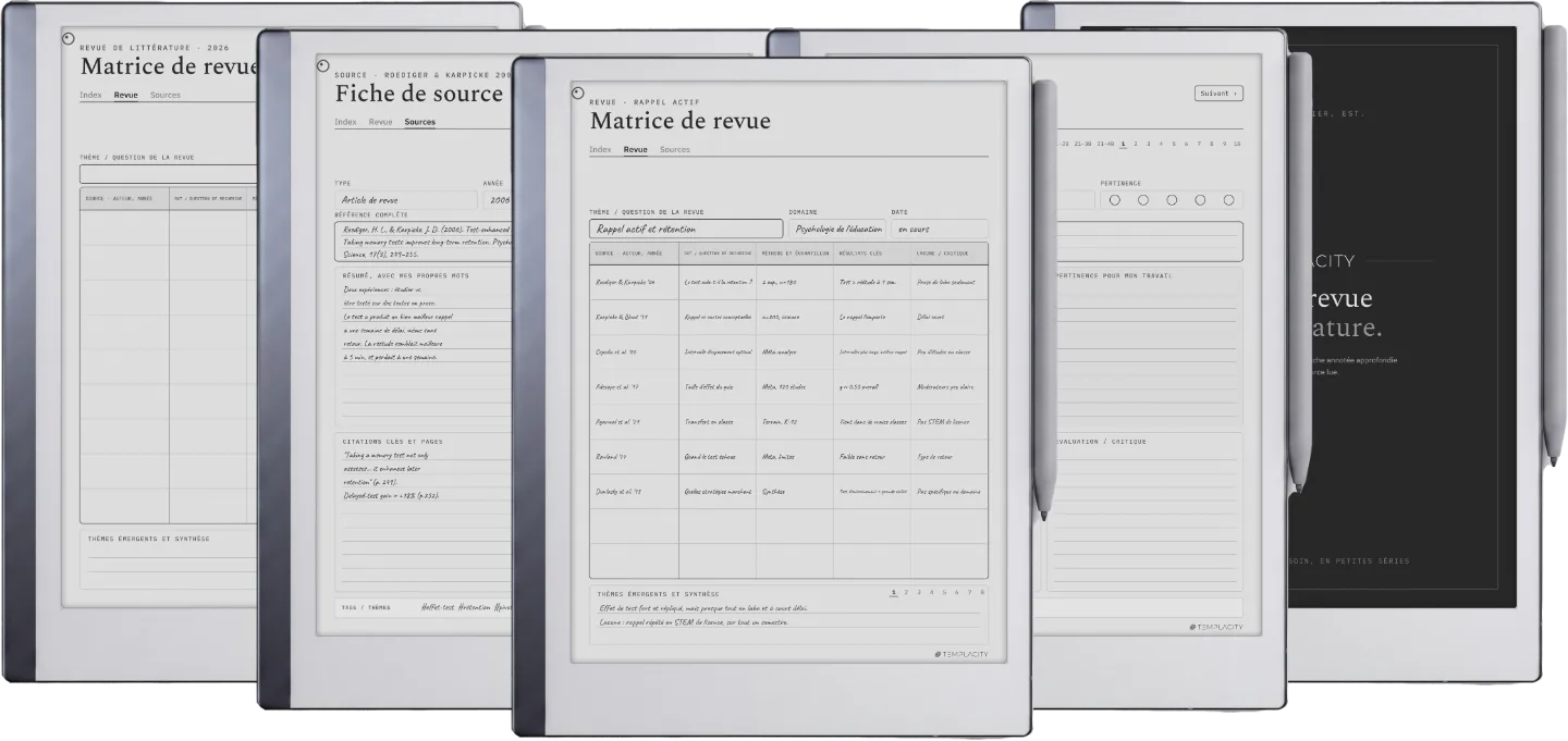 The Planner · Revue de littérature