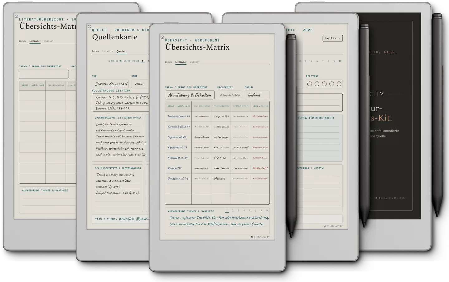 Literaturrecherche-Set