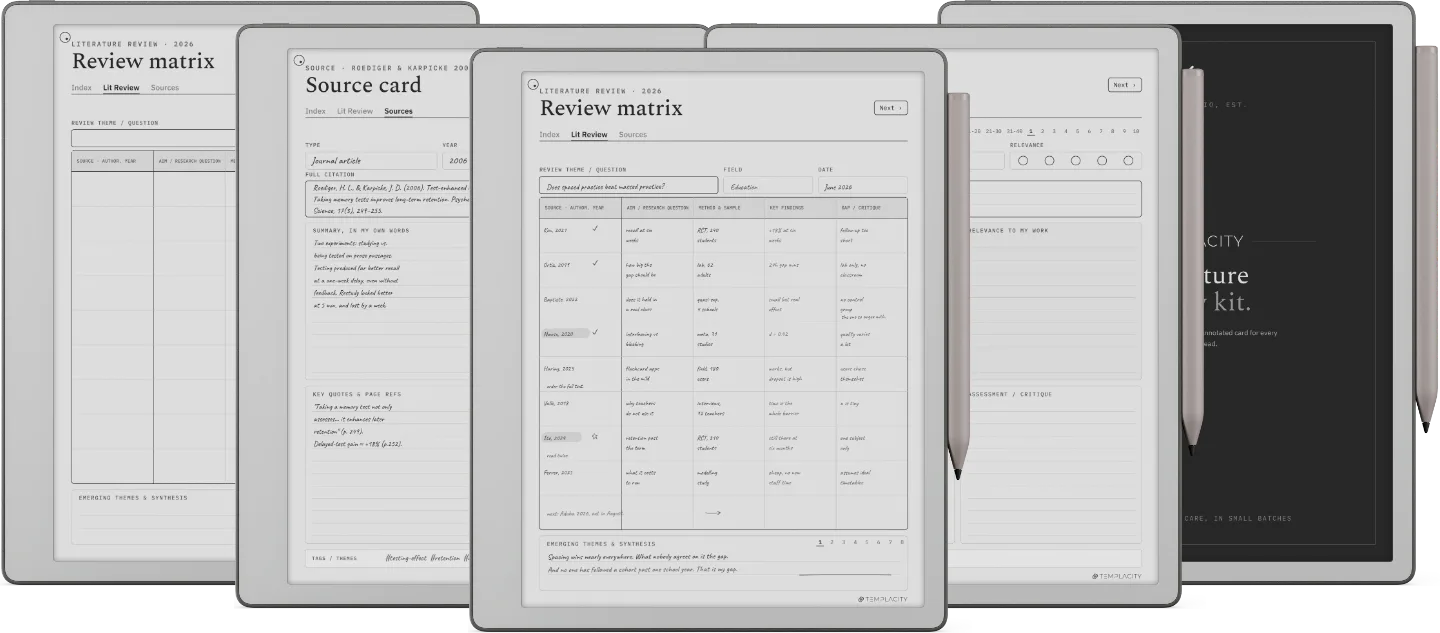Literature Review Kit
