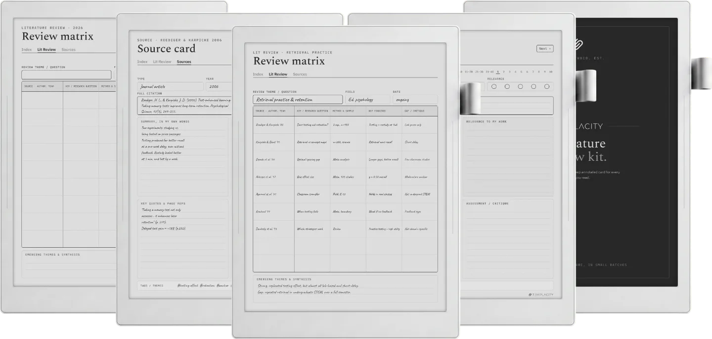 Literature Review Kit