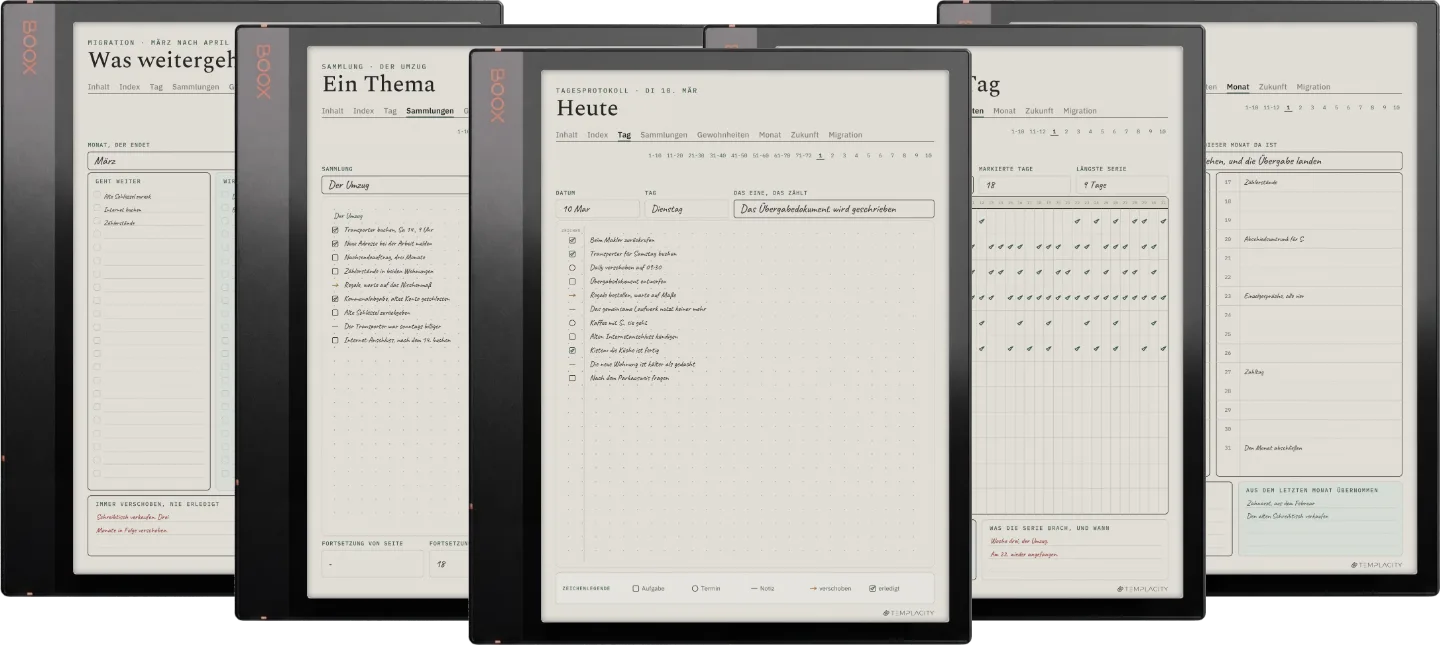 The Planner · Logbuch-System