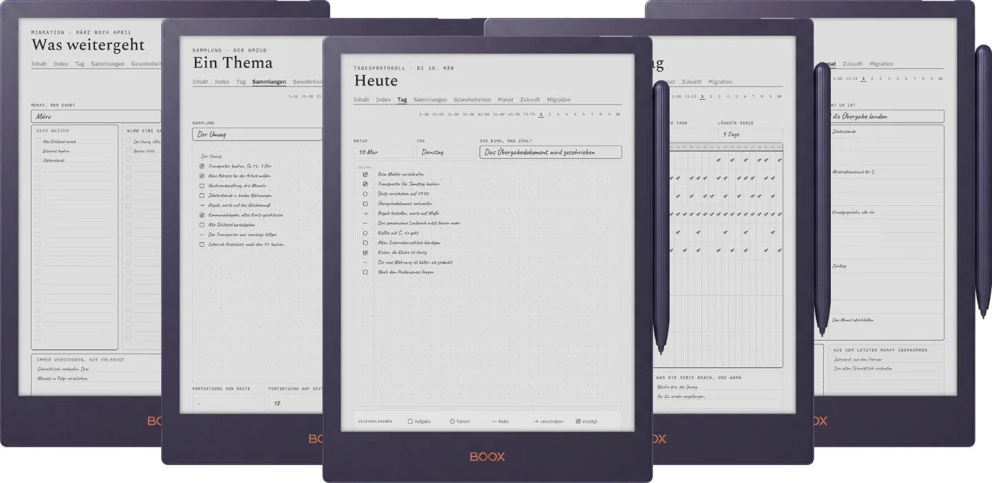 The Planner · Logbuch-System