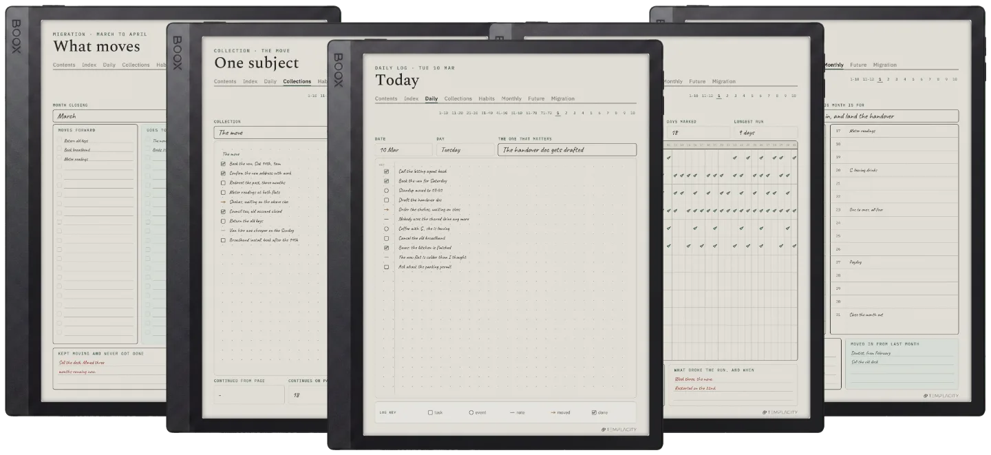 The Planner · Logbook System