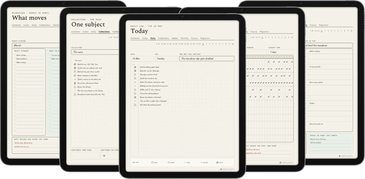 The Planner · Logbook System