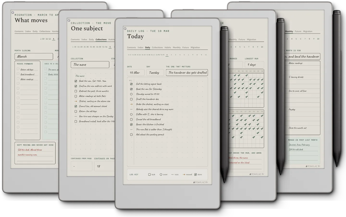 The Planner · Logbook System